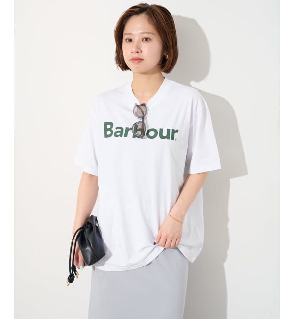 SLOBE IENA「《予約》Barbour/バブアー PENSFORD OS T-SHIRT LOGO  TEE2」|Tシャツ・カットソー|