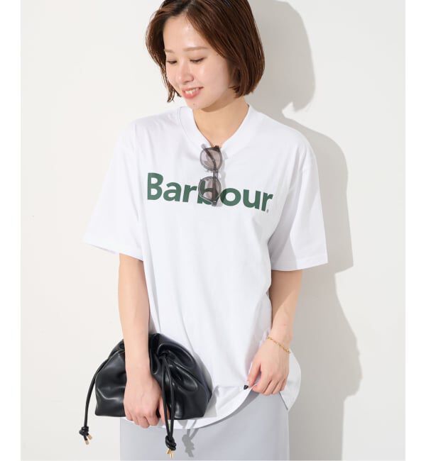 SLOBE IENA「《予約》Barbour/バブアー PENSFORD OS T-SHIRT LOGO  TEE2」|Tシャツ・カットソー|