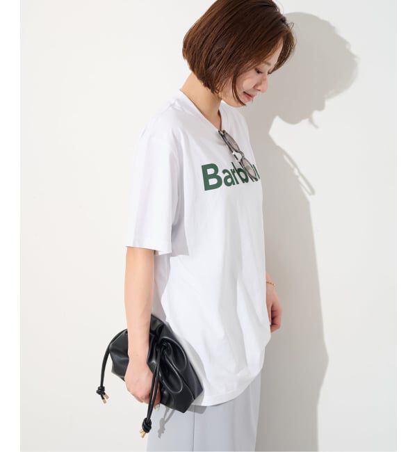 SLOBE IENA「《予約》Barbour/バブアー PENSFORD OS T-SHIRT LOGO  TEE2」|Tシャツ・カットソー|