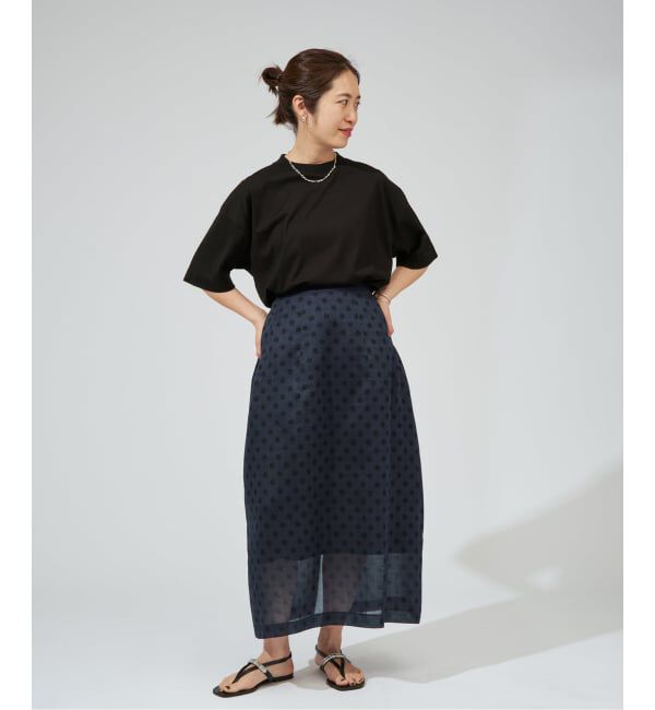 VERMEIL par iena「《予約》ドットコクーンスカート」|スカート|