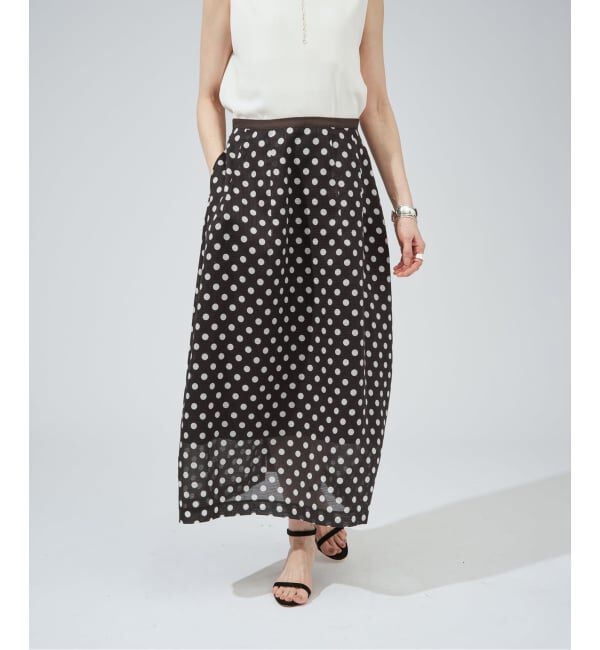 VERMEIL par iena「《予約》ドットコクーンスカート」|スカート|