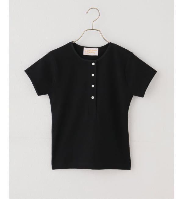 IENA LA BOUCLE「CAROUSE LAMBRA ケラウズランブラ SS HENRY 261-471」|Tシャツ・カットソー|ブラック