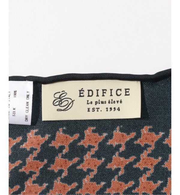 EDIFICE「AX ハウンドトゥースチーフ」|バンダナ・スカーフ|