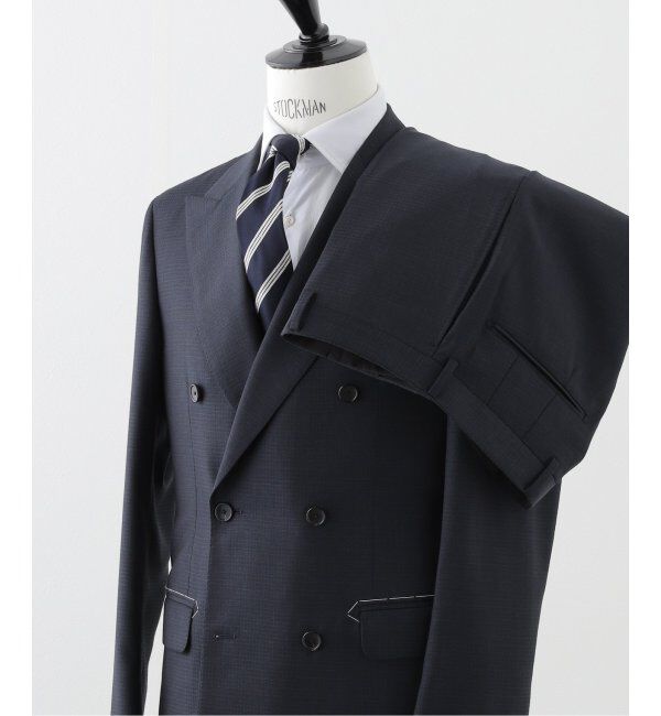 EDIFICE「D.OLIVER ダブルブレスト 6ボタン スーツ DORMEUIL」|スーツ|ネイビー
