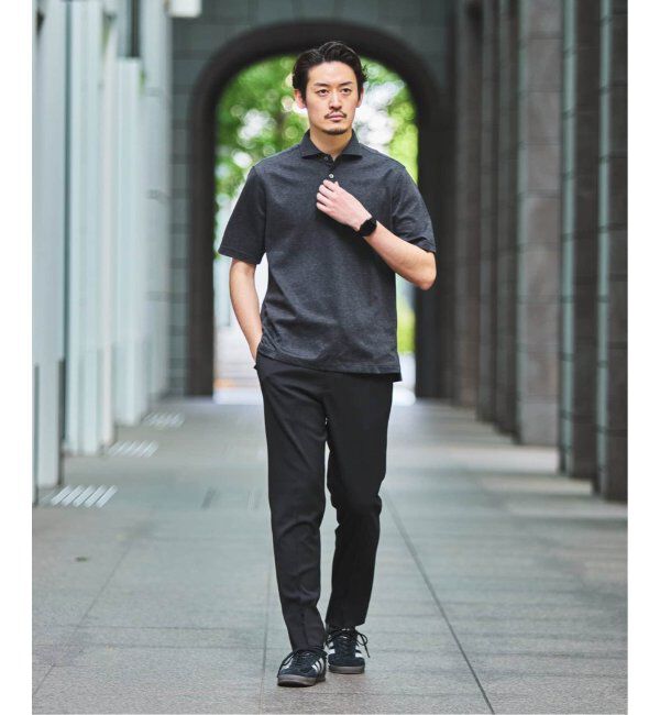 EDIFICE「《追加》"吸水速乾＆イージーケア" 36ゲージ ツイリードライ ポロシャツ」|ポロシャツ|