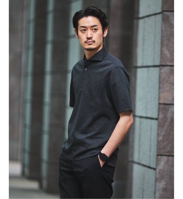 EDIFICE「《追加》"吸水速乾＆イージーケア" 36ゲージ ツイリードライ ポロシャツ」|ポロシャツ|