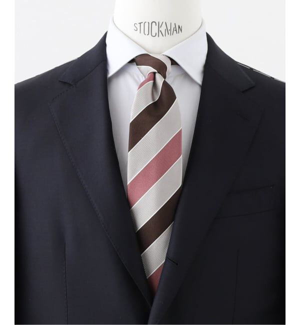 EDIFICE「AX レジメンタル タイ」|ネクタイ・蝶ネクタイ|ブラウン A