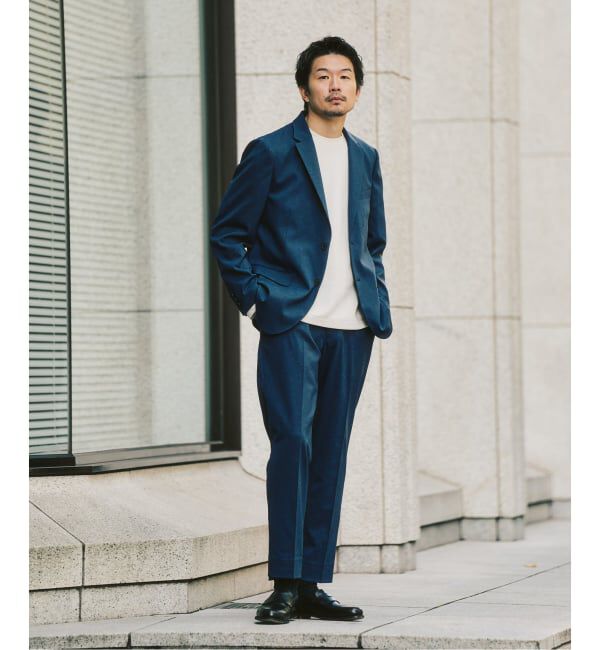 417 EDIFICE「ドライストレッチツイル セットアップ &rdquo;ジャケット1点+パンツ1点&rdquo; の2点セット」|スーツ|