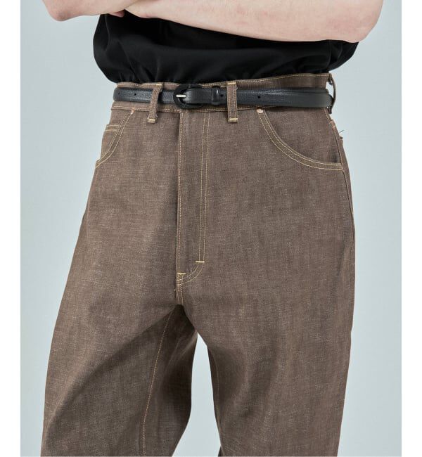 EDIFICE「Lee (リー) 別注 101*101-Z RIDERS RIGID デニムパンツ」|デニム|