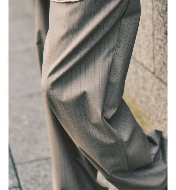 417 EDIFICE「TR ワイドイージーパンツ」|スラックス|