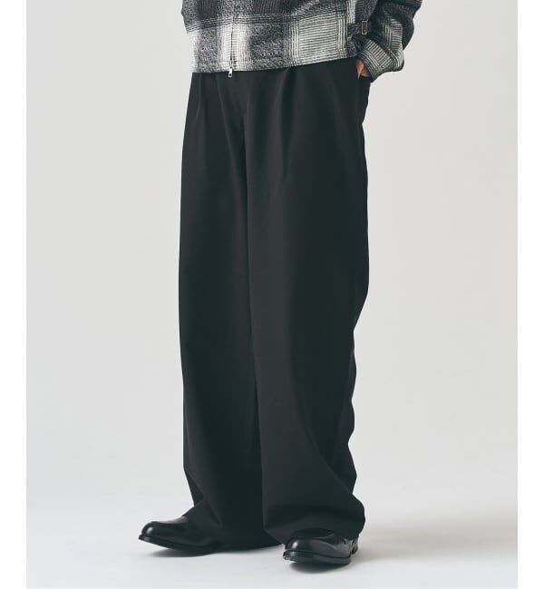 417 EDIFICE「TR ワイドイージーパンツ」|スラックス|