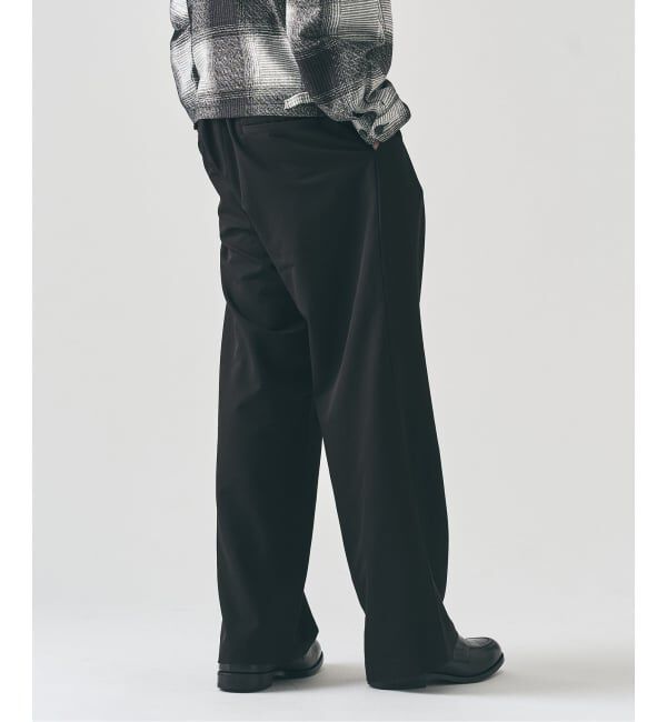 417 EDIFICE「TR ワイドイージーパンツ」|スラックス|
