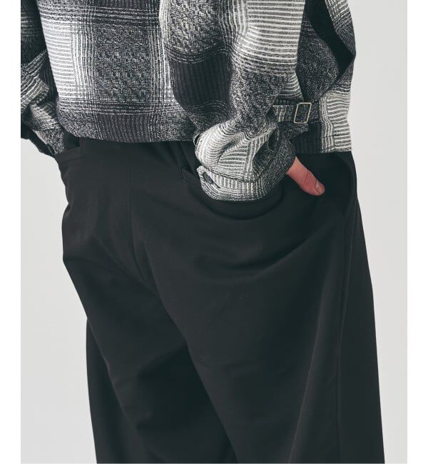 417 EDIFICE「TR ワイドイージーパンツ」|スラックス|