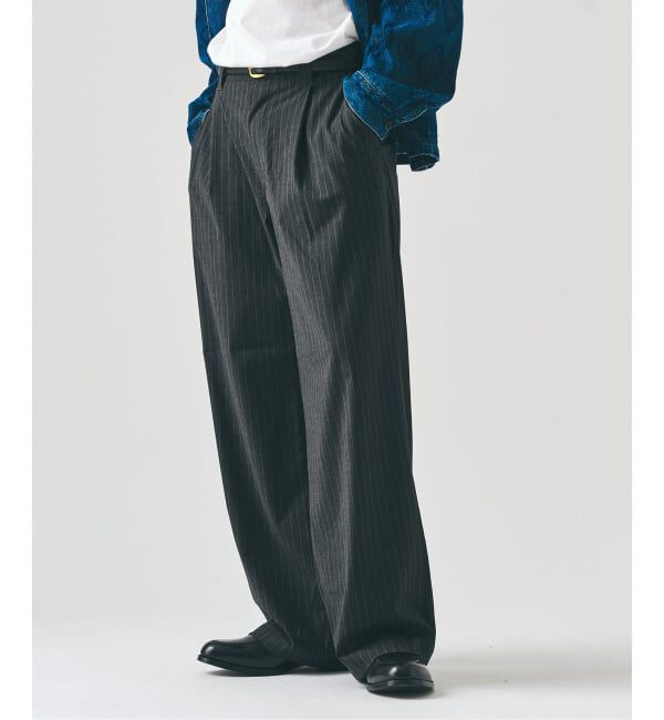 417 EDIFICE「TR ワイドイージーパンツ」|スラックス|