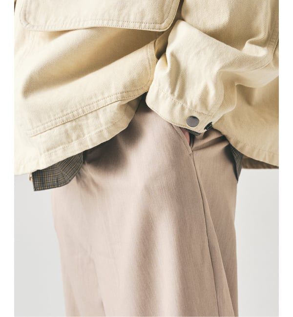 417 EDIFICE「TR ワイドイージーパンツ」|スラックス|