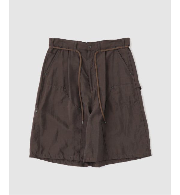 EDIFICE「Product Twelve（プロダクトトゥエルブ) Silk Nylon Short Work Pants」|その他|ブラウン