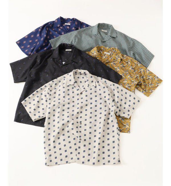 JOURNAL STANDARD relume「ホールパターン プリント オープンカラーシャツ」|シャツ・ブラウス|