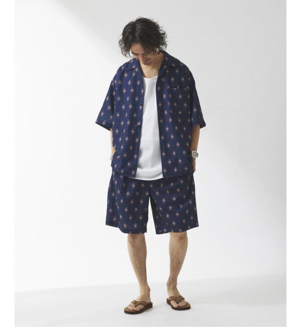 JOURNAL STANDARD relume「ホールパターン プリント オープンカラーシャツ」|シャツ・ブラウス|