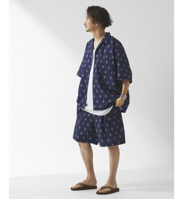 JOURNAL STANDARD relume「ホールパターン プリント オープンカラーシャツ」|シャツ・ブラウス|