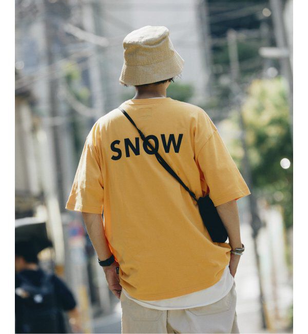 JOURNAL STANDARD relume「SNOW PEAK / スノーピーク 別注 &rdquo;PEAK SNOW&rdquo; ロゴTシャツ」|Tシャツ・カットソー|