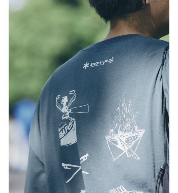 JOURNAL STANDARD relume「SNOW PEAK / スノーピーク 別注 &rdquo;GEAR&rdquo; プリントTシャツ」|Tシャツ・カットソー|