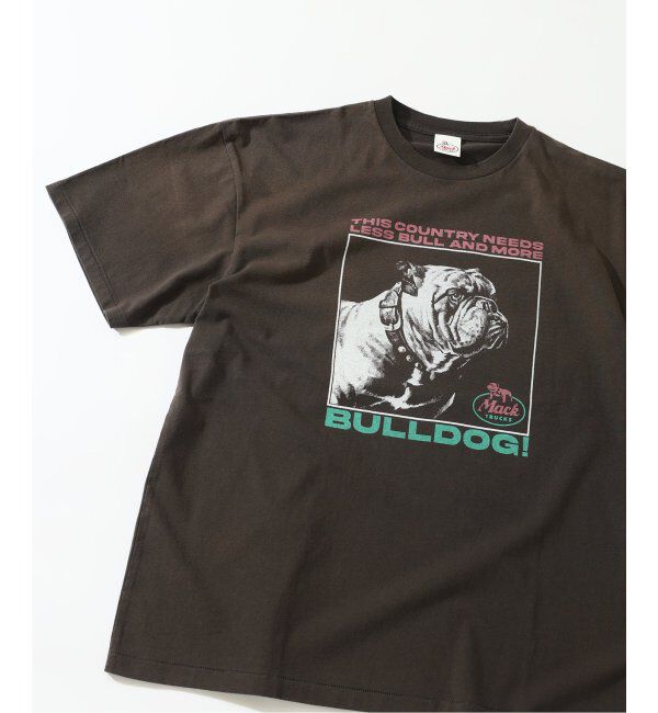 JOURNAL STANDARD relume「MACK TRUCKS / マック・トラックス 別注 フェード プリント Tシャツ」|Tシャツ・カットソー|ブラック A