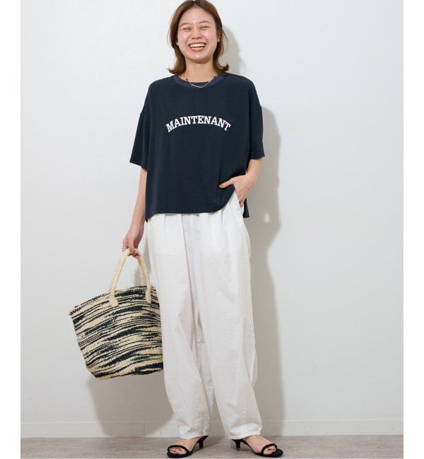 JOURNAL STANDARD relume「《追加3》2WAYジョーゼットロゴTEE」|Tシャツ・カットソー|