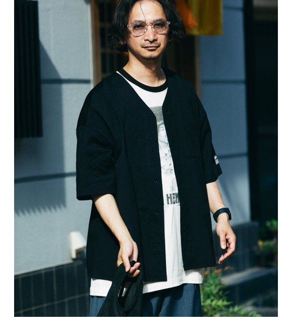 JOURNAL STANDARD relume「吸水速乾 RUSSELL ATHLETIC 別注 Dri-Power(R) ベースボールシャツ」|シャツ・ブラウス|