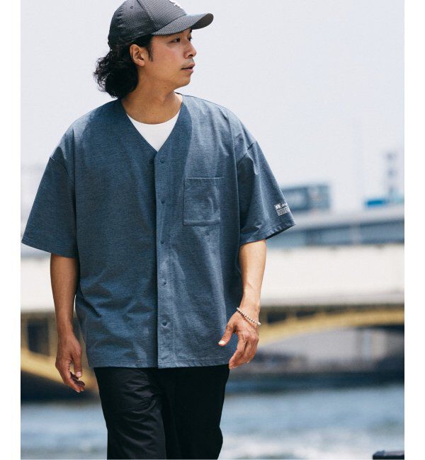 JOURNAL STANDARD relume「吸水速乾 RUSSELL ATHLETIC 別注 Dri-Power(R) ベースボールシャツ」|シャツ・ブラウス|