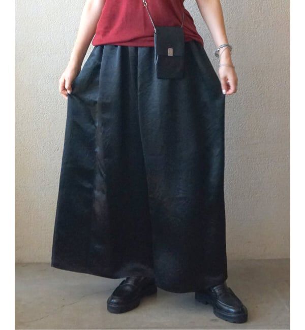 journal standard luxe「ヴィンテージサテン ギャザースカート」|スカート|