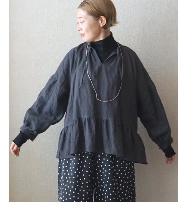 journal standard luxe「ヘムフリルギャザーブラウス」|シャツ・ブラウス|