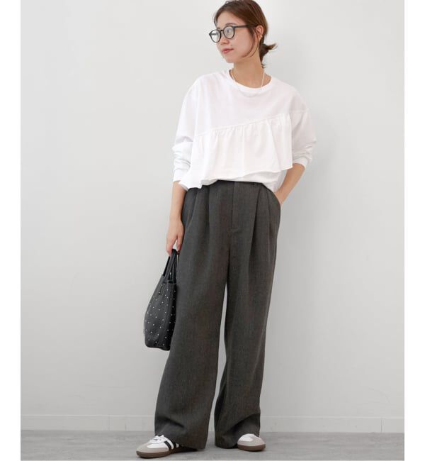 JOURNAL STANDARD relume「《WEB限定追加2》フリルプルオーバーロングスリーブ」|Tシャツ・カットソー|