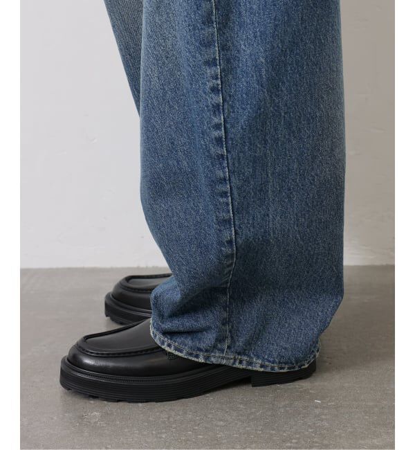 journal standard luxe「《追加》13OZデニム タックラウンドパンツ」|デニム|