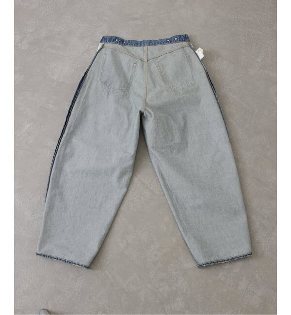 journal standard luxe「《追加》13OZデニム タックラウンドパンツ」|デニム|