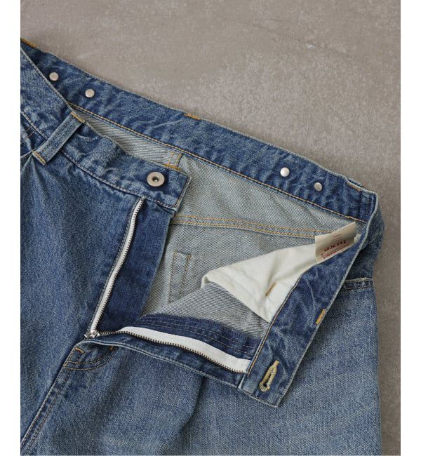 journal standard luxe「《追加》13OZデニム タックラウンドパンツ」|デニム|