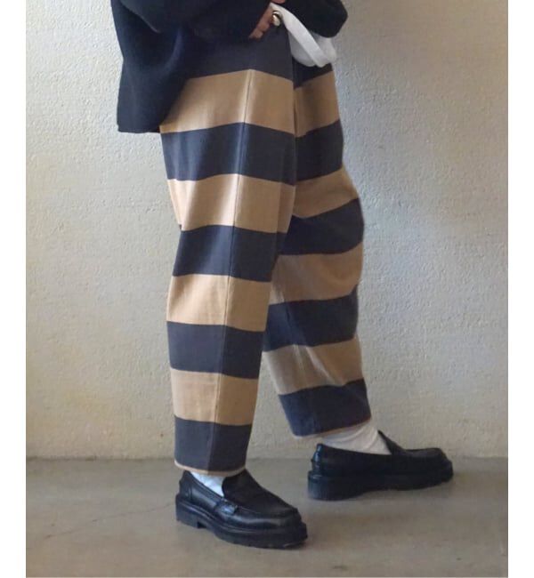 journal standard luxe「ボーダータックパンツ」|その他|グレー