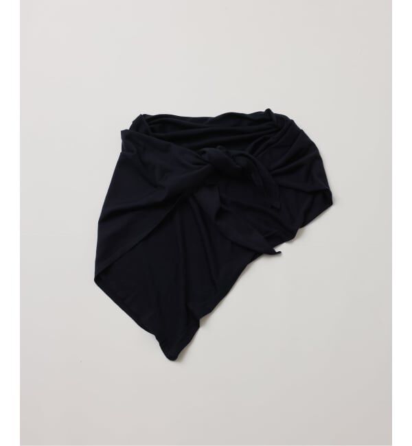 JOURNAL STANDARD「【FOLL / フォル】washable wool big scarf」|バンダナ・スカーフ|ネイビー