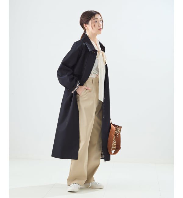 journal standard L'essage「【金子綾さん着用】【別注】Aquascutum&times;LESSAGE ステンカラーコート」|ステンカラーコート|