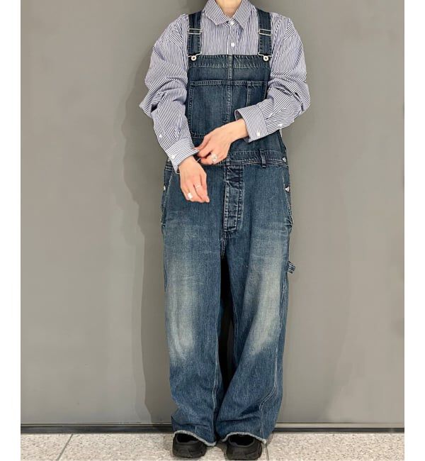 journal standard luxe「11OZデニムオーバーオール」|オールインワン|ネイビー