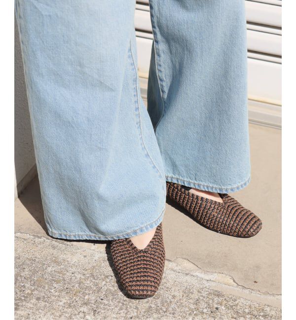 JOURNAL STANDARD relume「RELUME メッシュスクエアパンプス」|その他|ブラウン B