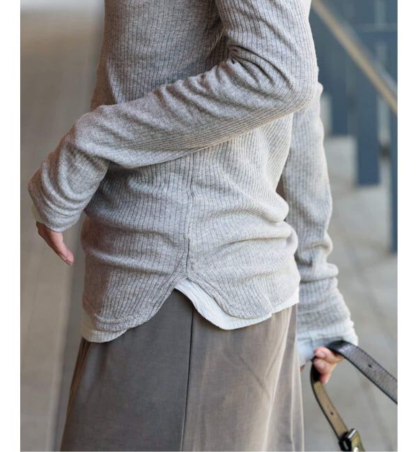 JOURNAL STANDARD「《追加3》シアーテレコヘンリーネックプルオーバー」|Tシャツ・カットソー|