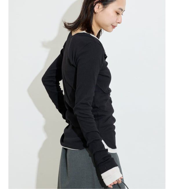 JOURNAL STANDARD「《追加3》シアーテレコヘンリーネックプルオーバー」|Tシャツ・カットソー|