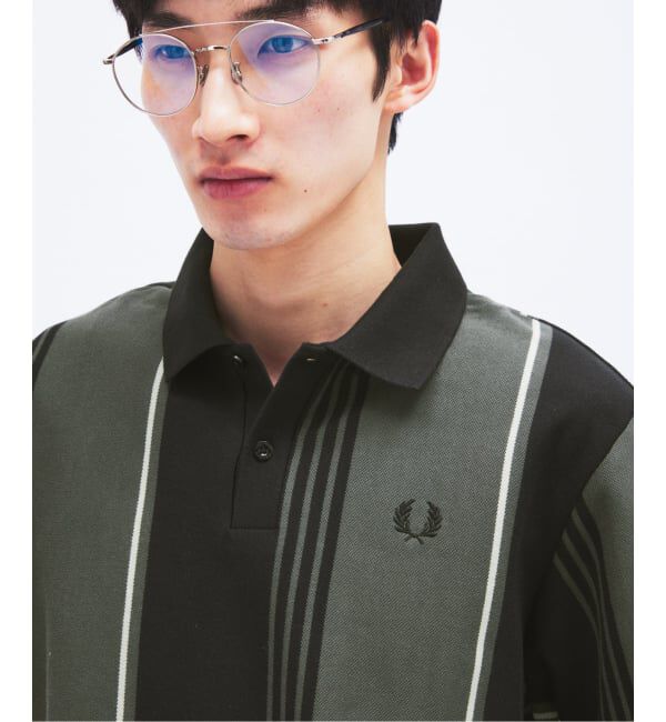 JOURNAL STANDARD「《予約》FRED PERRY / フレッドペリー 別注 ストライプ ピケ ポロシャツ」|ポロシャツ|