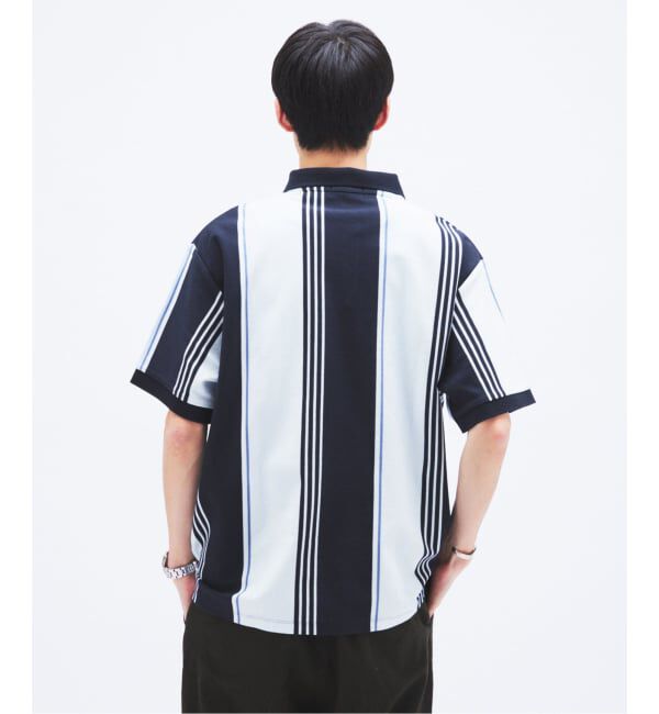 JOURNAL STANDARD「《予約》FRED PERRY / フレッドペリー 別注 ストライプ ピケ ポロシャツ」|ポロシャツ|