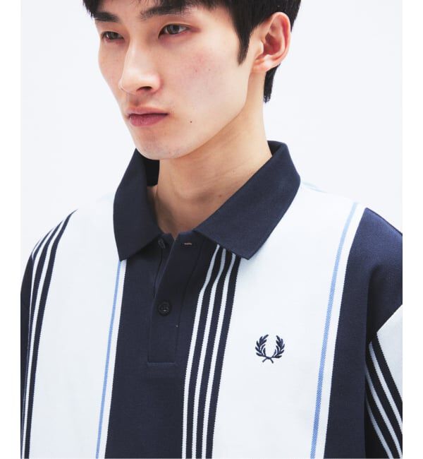 JOURNAL STANDARD「《予約》FRED PERRY / フレッドペリー 別注 ストライプ ピケ ポロシャツ」|ポロシャツ|