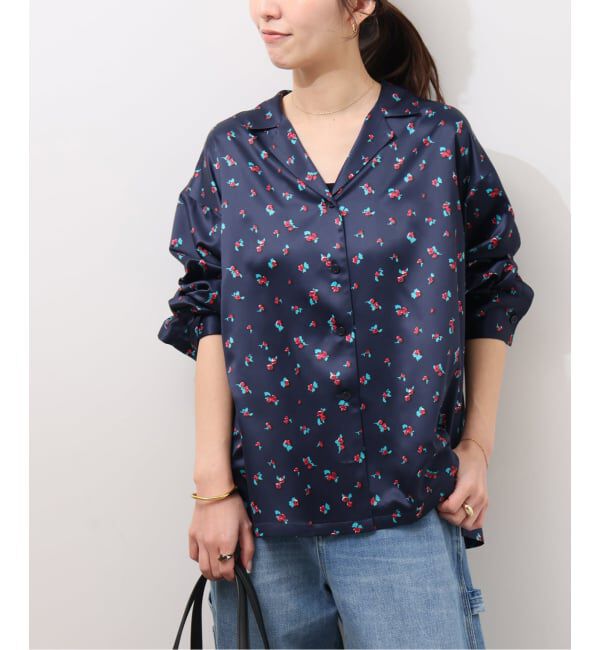 JOURNAL STANDARD relume「小花プリントオープンカラーシャツ」|シャツ・ブラウス|
