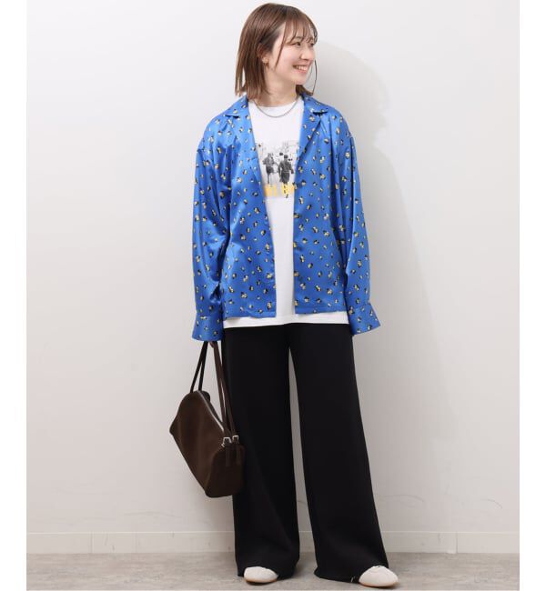 JOURNAL STANDARD relume「小花プリントオープンカラーシャツ」|シャツ・ブラウス|