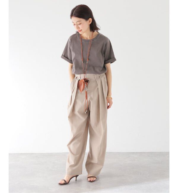 journal standard L'essage「スワイー/ピグメントTシャツ」|Tシャツ・カットソー|