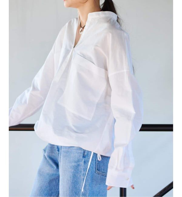 JOURNAL STANDARD「《追加2》ハードマンズリネンコットンスキッパーシャツ」|シャツ・ブラウス|