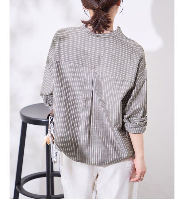 JOURNAL STANDARD「《追加2》ハードマンズリネンコットンスキッパーシャツ」|シャツ・ブラウス|